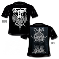 Asphyx - Deathhammered in 2014 (Short Sleeved T-Shirt: L)