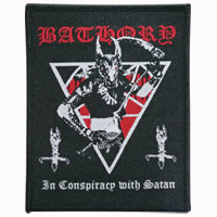 Bathory - In Conspiracy with Satan (Patch: Black Border)