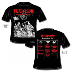 Blasphemy - Brazilian Ritual Fifth Attack (Short Sleeved T-Shirt: M-L-XL)