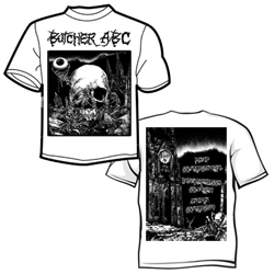 Butcher ABC - North of Hell (White Short Sleeved T-Shirt: M-L-XL-XXL)