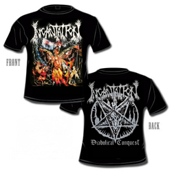 Incantation - Diabolical Conquest (Short Sleeved T-Shirt: M-L)