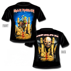 Iron Maiden - Mexico Tour 2013 (Short Sleeved T-Shirt: XL)