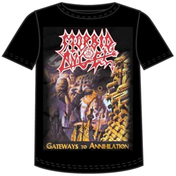 Morbid Angel - Gateways to Annihilation (Short Sleeved T-Shirt: M-L)