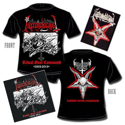 Necroholocaust - Ritual Goat Command 2003-2013 (Package: Short Sleeved T-Shirt: XL)