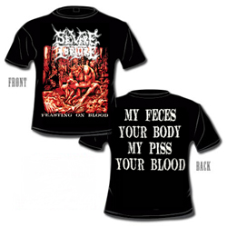 Severe Torture - Feasting on Blood (Short Sleeved T-Shirt: M-L)