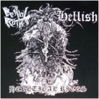 Bestial Raids/Hellish - Heretical Rites (EP 7" Blue)