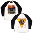 Iron Maiden - Somewhere on Tour 86-87 (Baseball T-Shirt: XL)