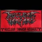 Nuclear Warfare - Logo (Patch: Black Logo on Red Background)