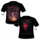 Profanatica - The Curling Flame of Blasphemy (Short Sleeved T-Shirt: L)