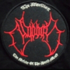 Sabbat - The Dwelling (Red Logo on Black Rounded Patch)