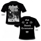 Satanik Goat Ritual - God of Atomik Termination (Short Sleeved T-Shirt: M-L-XL)